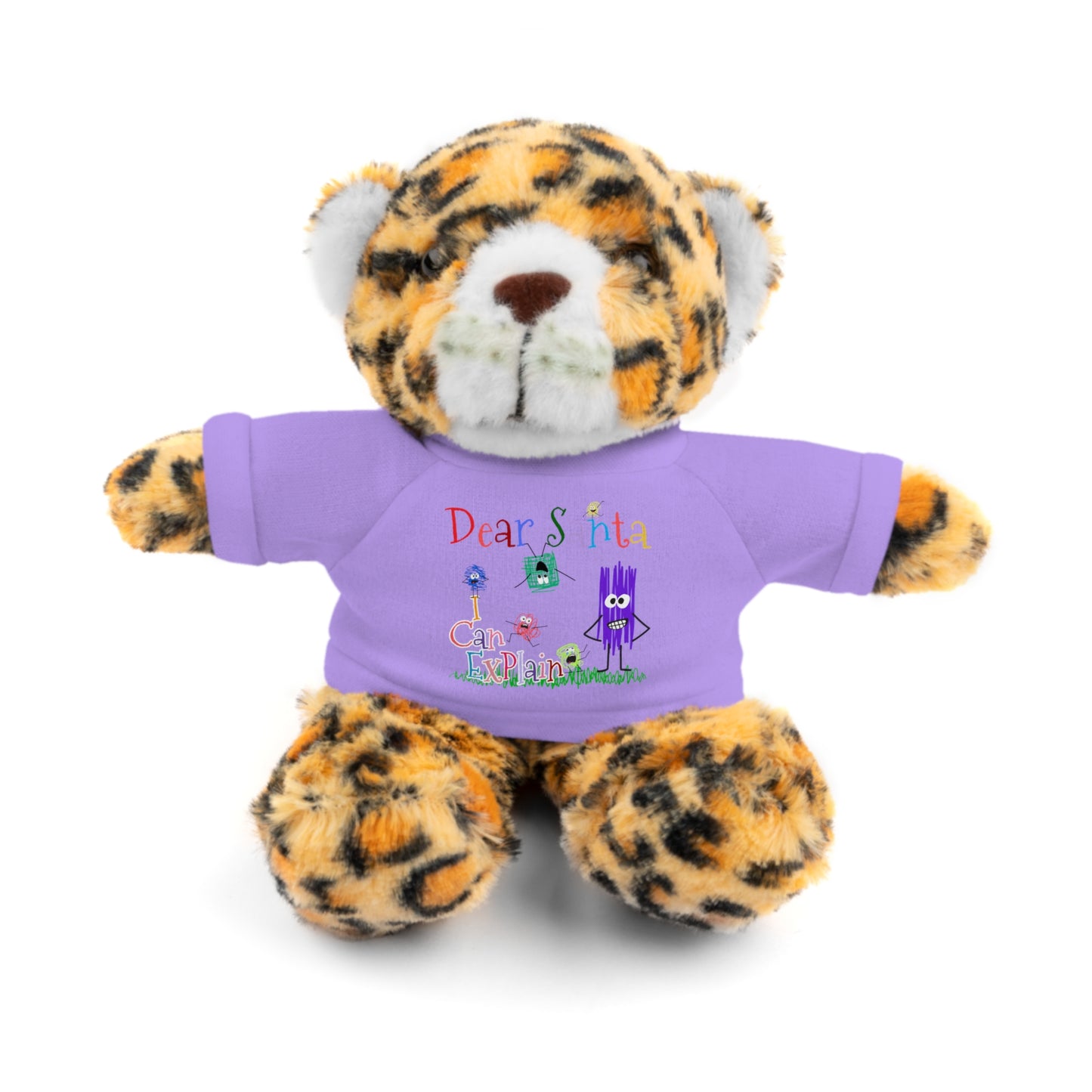 Cuddle Critters 8" Plushie | Dear Santa I can Explain soft toy Lavender Jaguar 8"