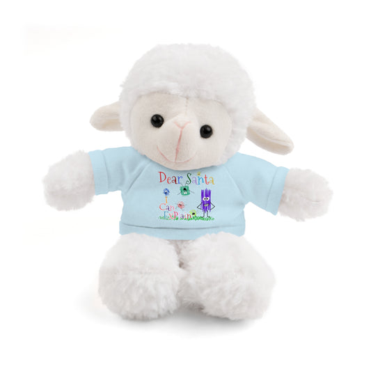 Cuddle Critters 8" Plushie | Dear Santa I can Explain soft toy Light Blue Sheep 8"