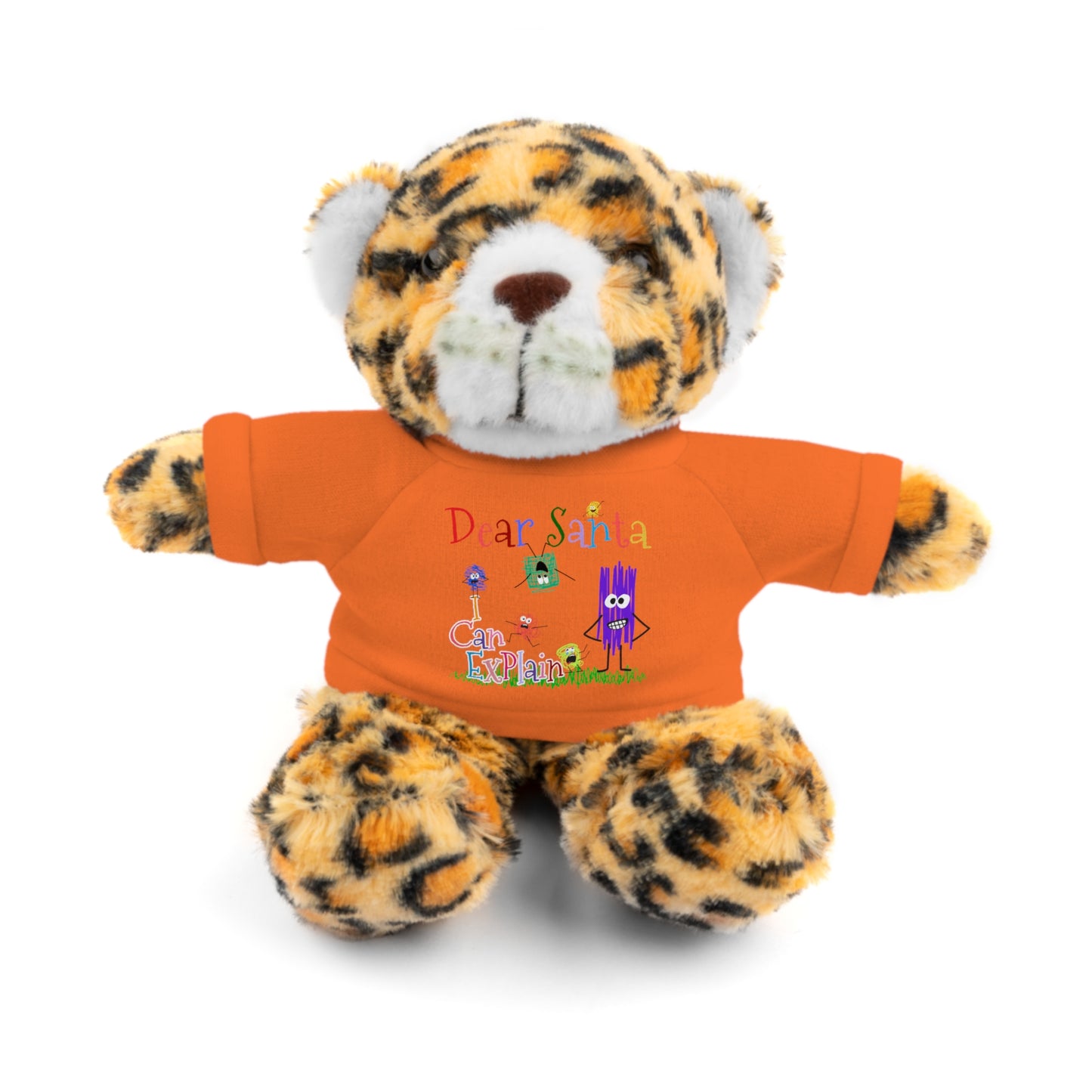 Cuddle Critters 8" Plushie | Dear Santa I can Explain soft toy Orange Jaguar 8"