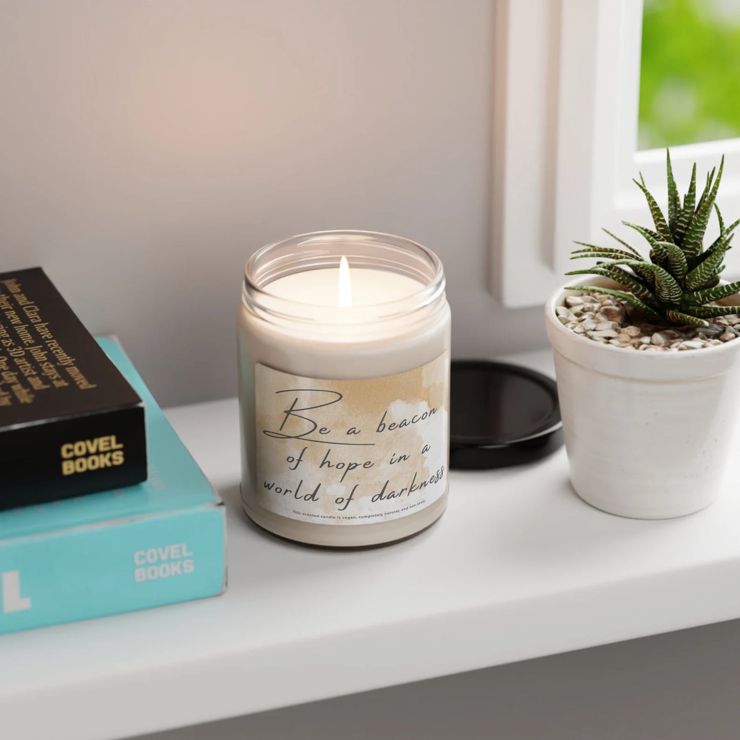 Scented Soy Candle | Be a Beacon of Hope in a World of Darkness