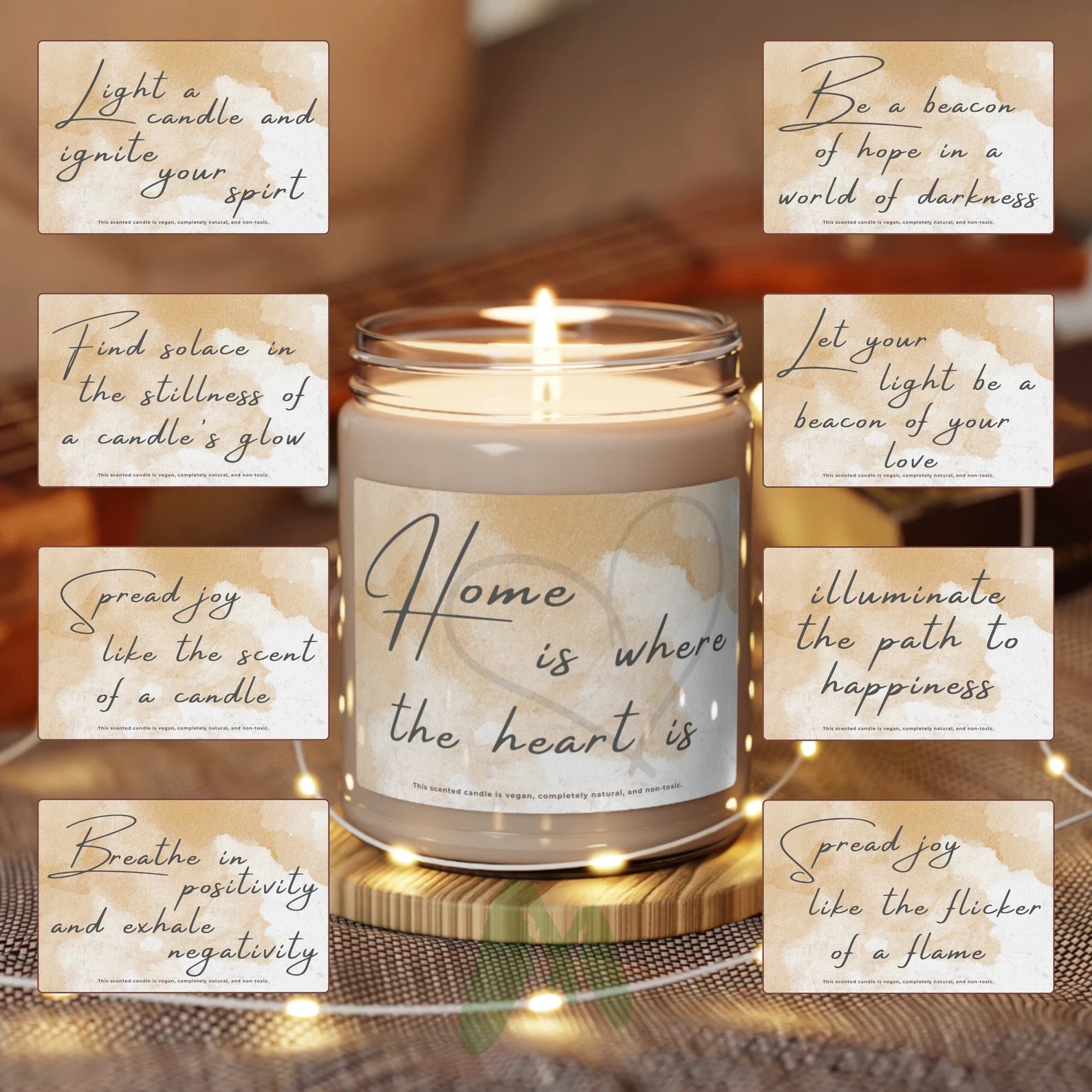 Scented Soy Candle | Spread Joy like a flicker of a Flame