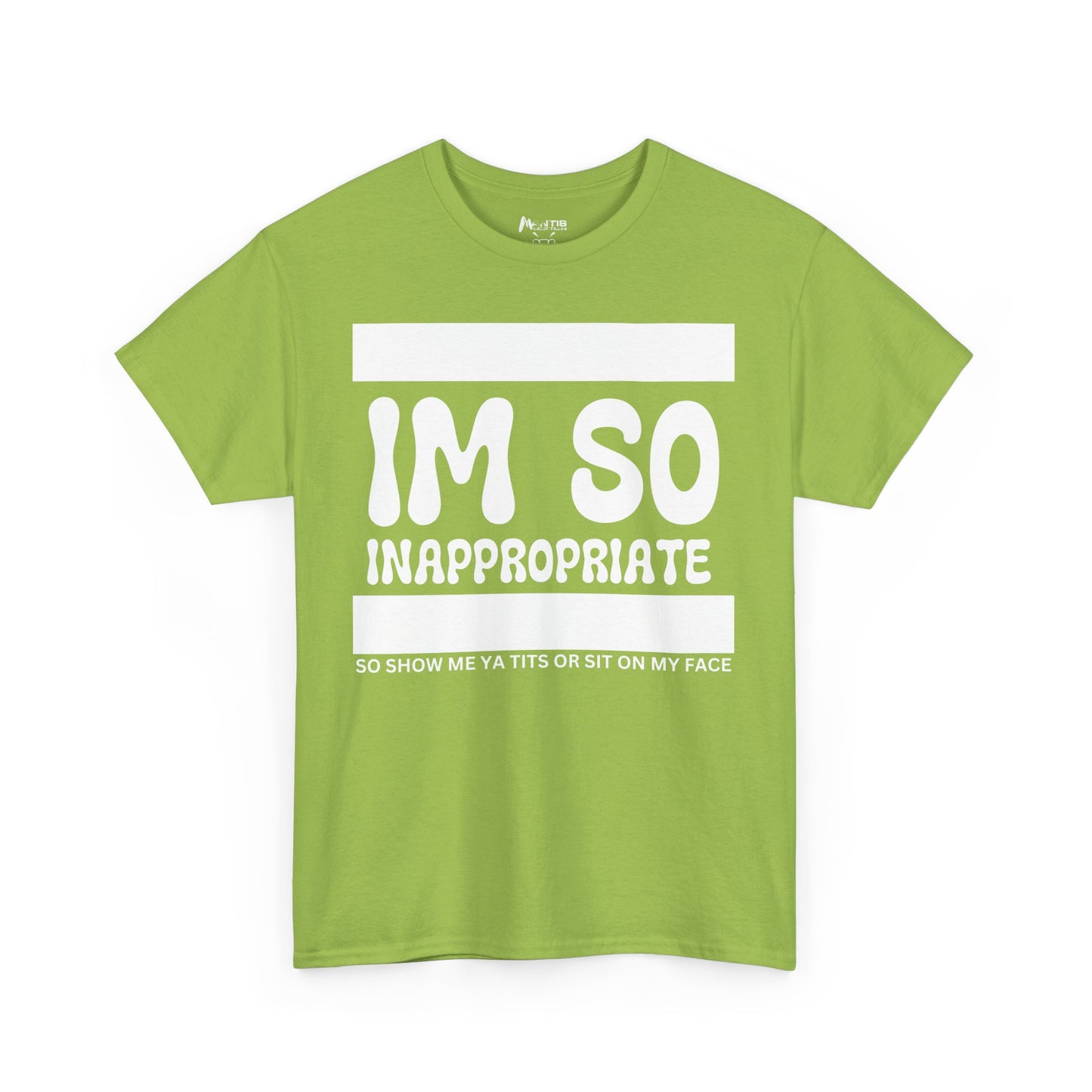 kiwi tee that drops filth with a wink and a smile