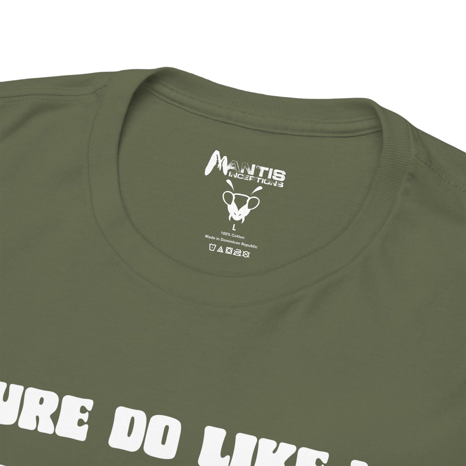 Second military green tee — a euphemism turned sexual export