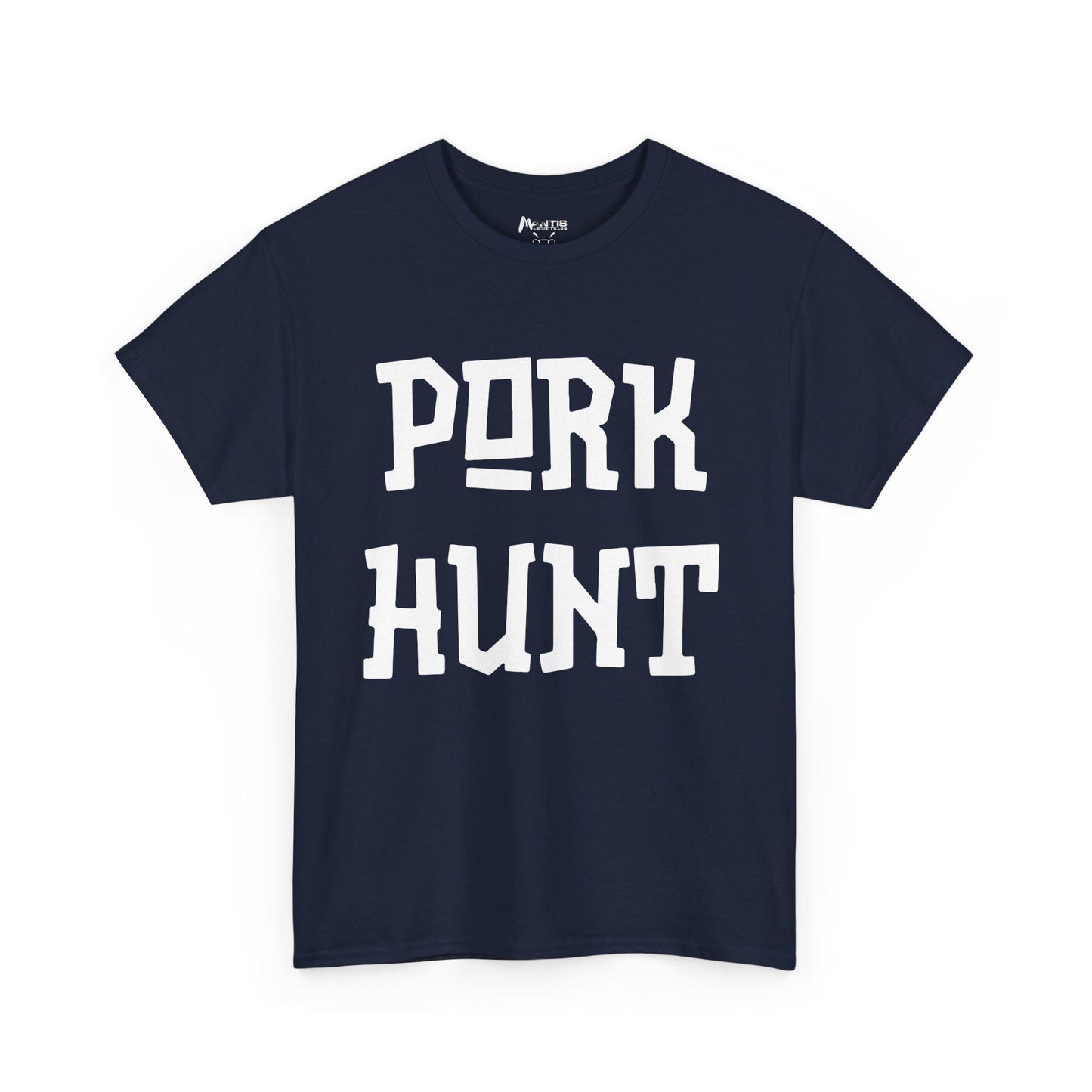 Navy shirt that sounds like dinner and ends like a slap