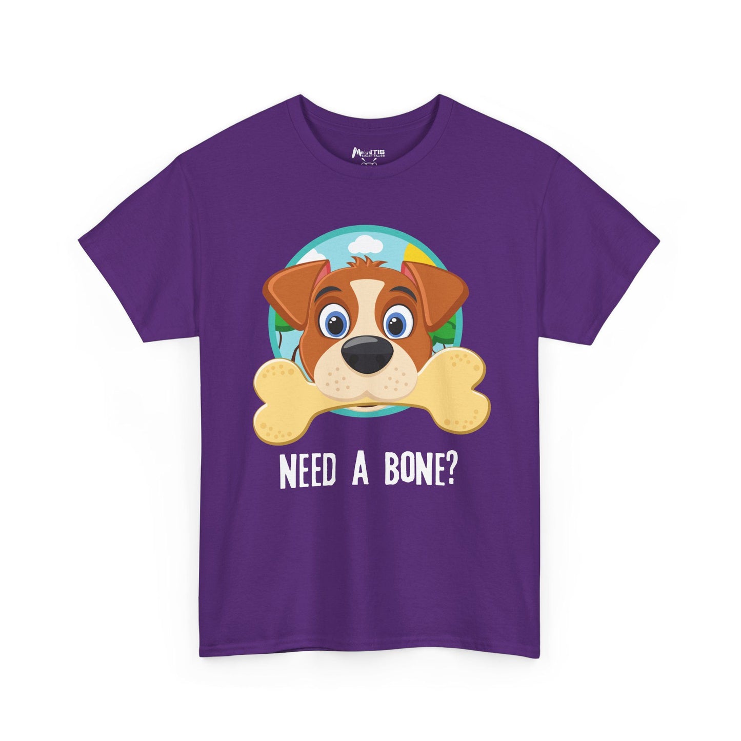 Purple tee mixing playful humor with NSFA undertones