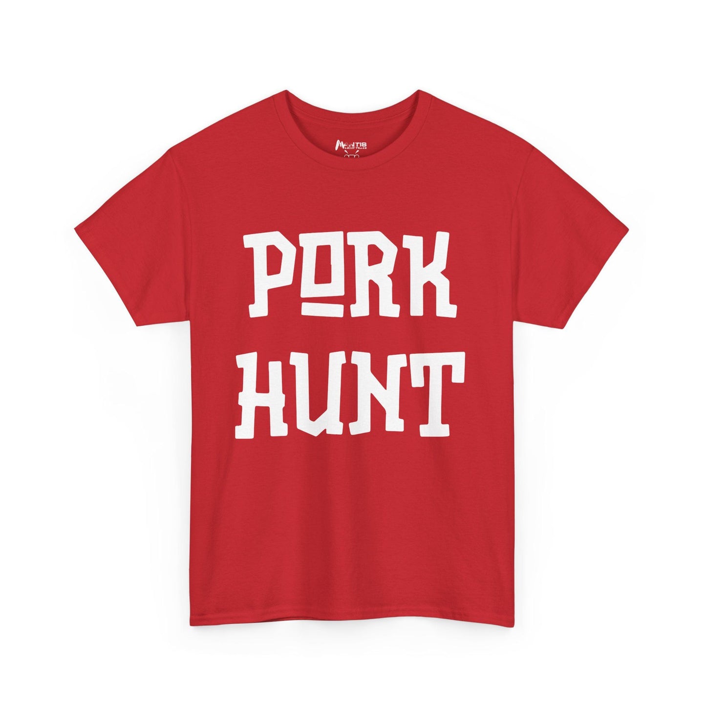 Red shirt camouflaging a hard c-word behind fake innocence