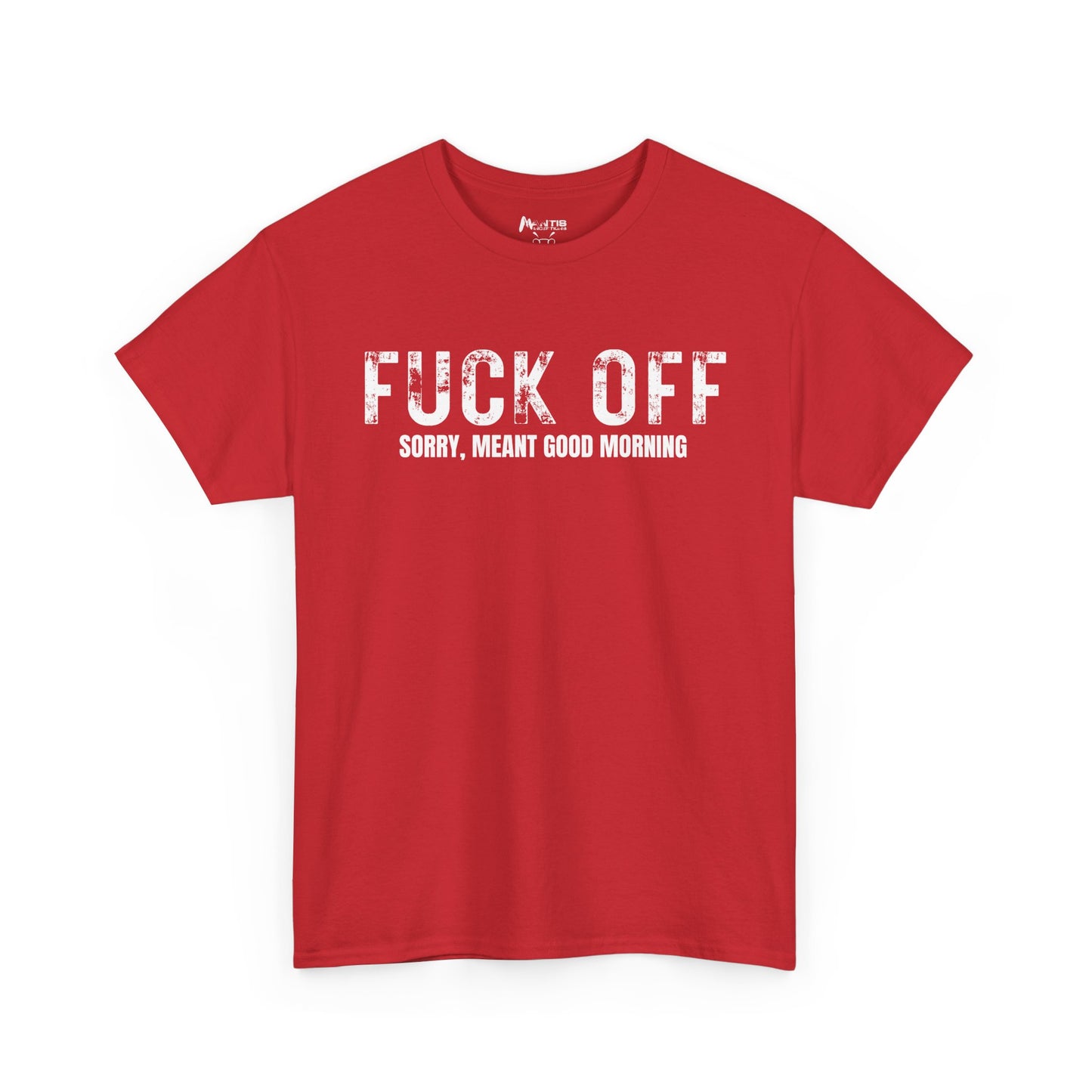 red tee for fake-nice folks who are secretly raging