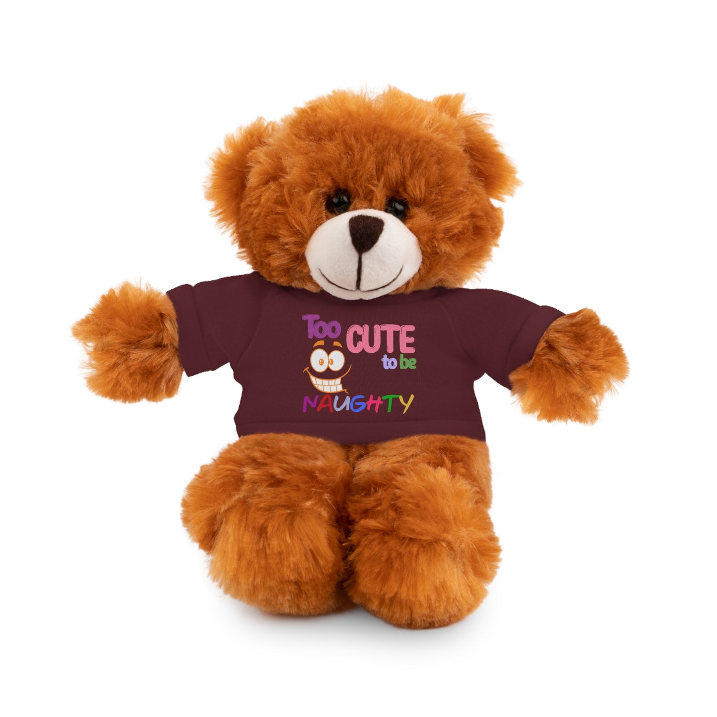 Cuddle Critters 8" | To Cute to be Naughty soft toy Maroon Bear 8"