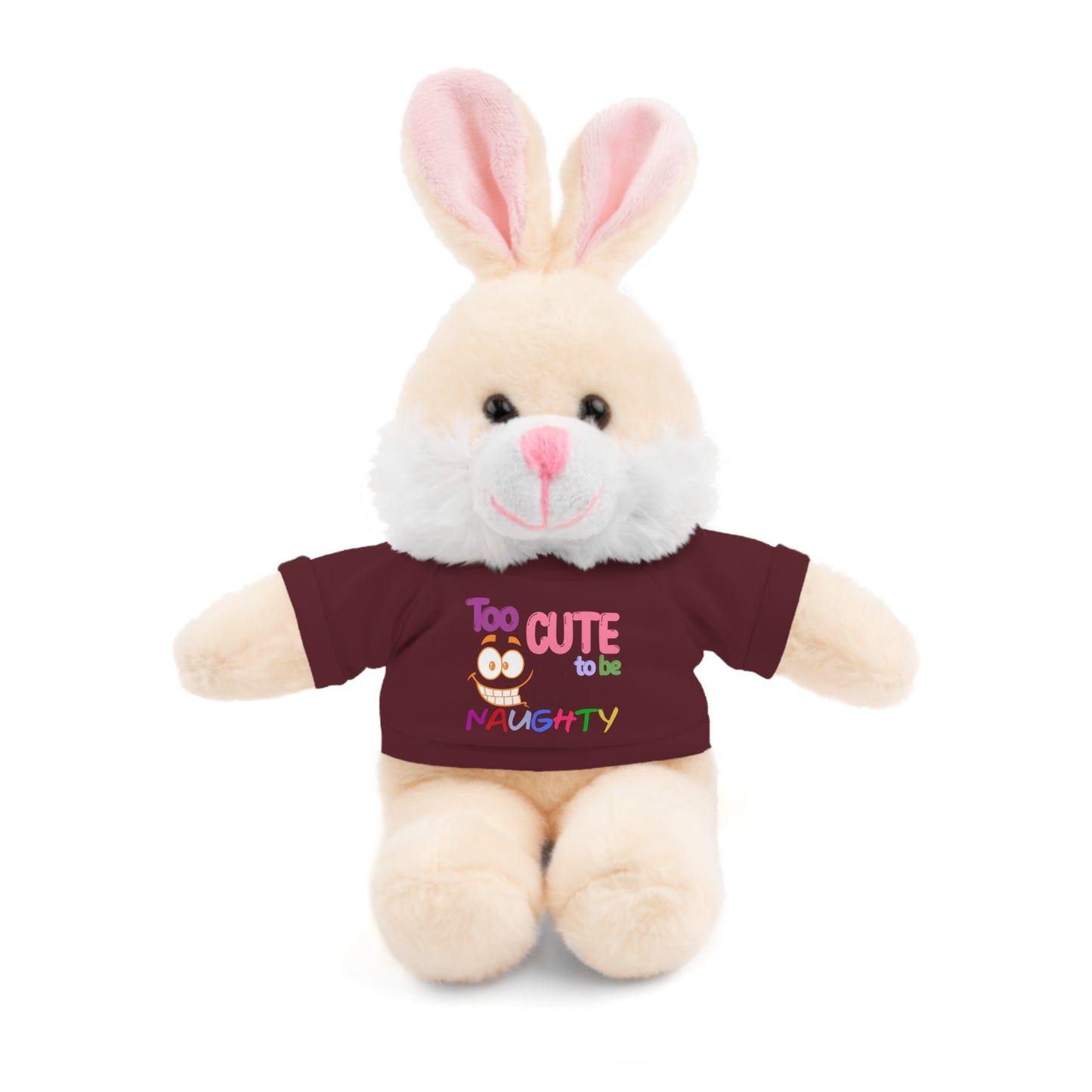 Cuddle Critters 8" | To Cute to be Naughty soft toy Maroon Bunny 8"